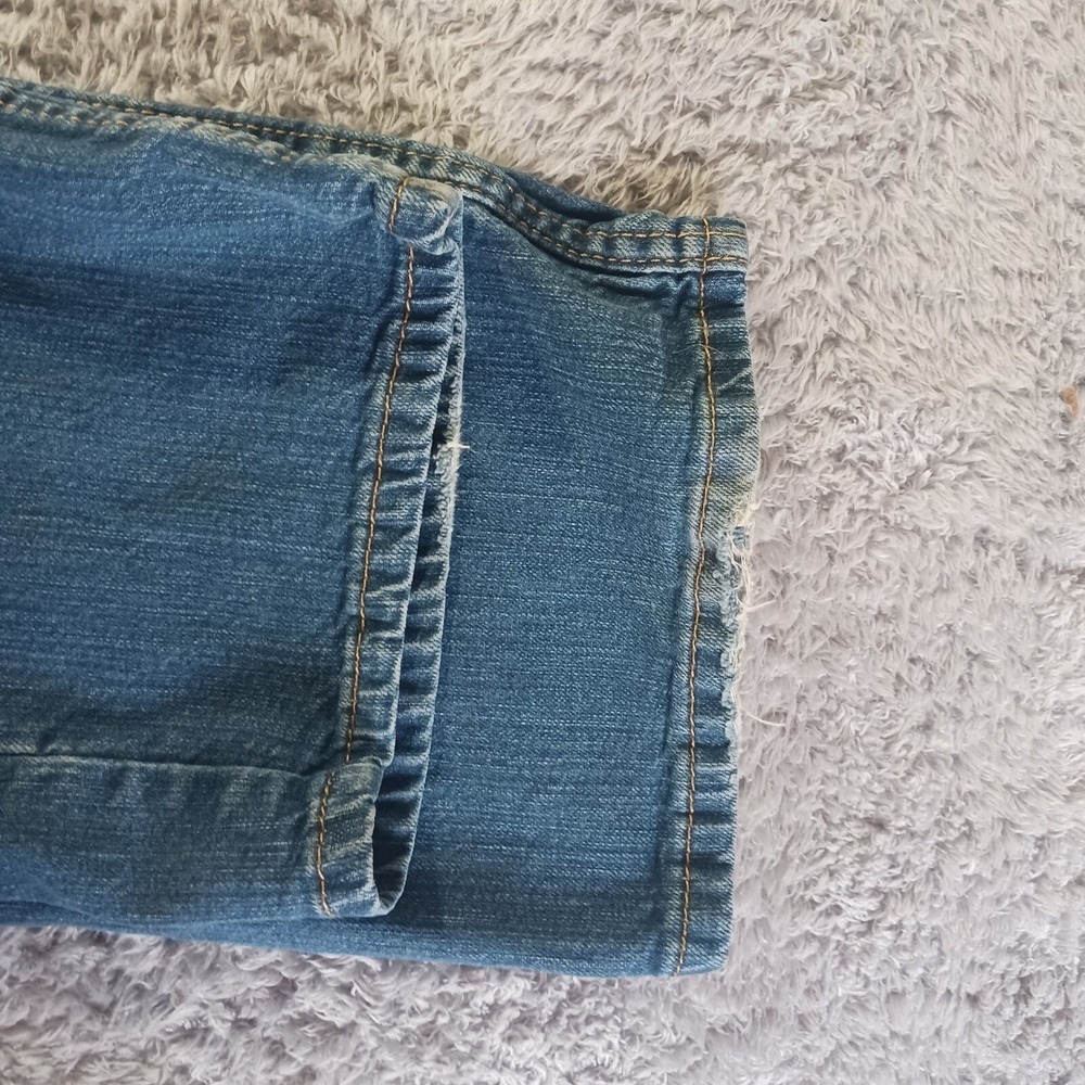 Levi's 505 Mens 34x32 Straight Leg Jeans Medium Wash Heritage Preppy Classic - Picture 2 of 9